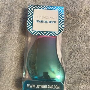 Teal Iridescent Detangling Brush